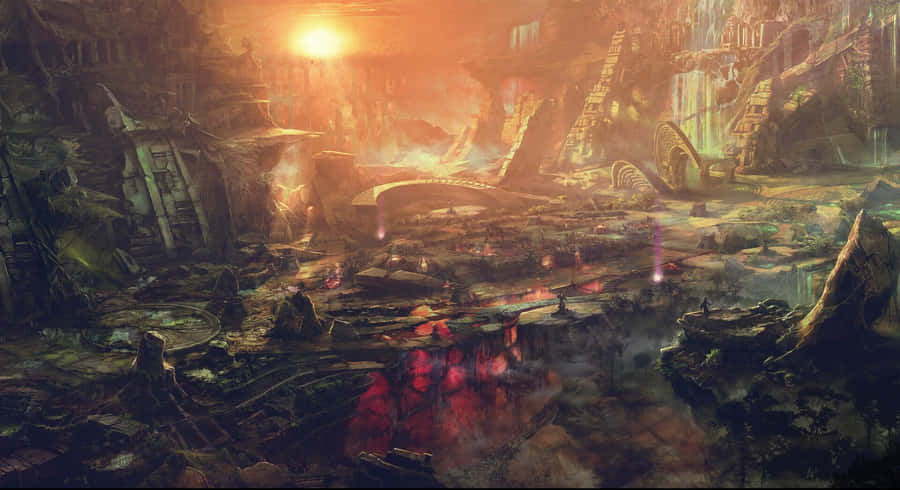Mobaspel 1920 x 1045 bakgrundsbild