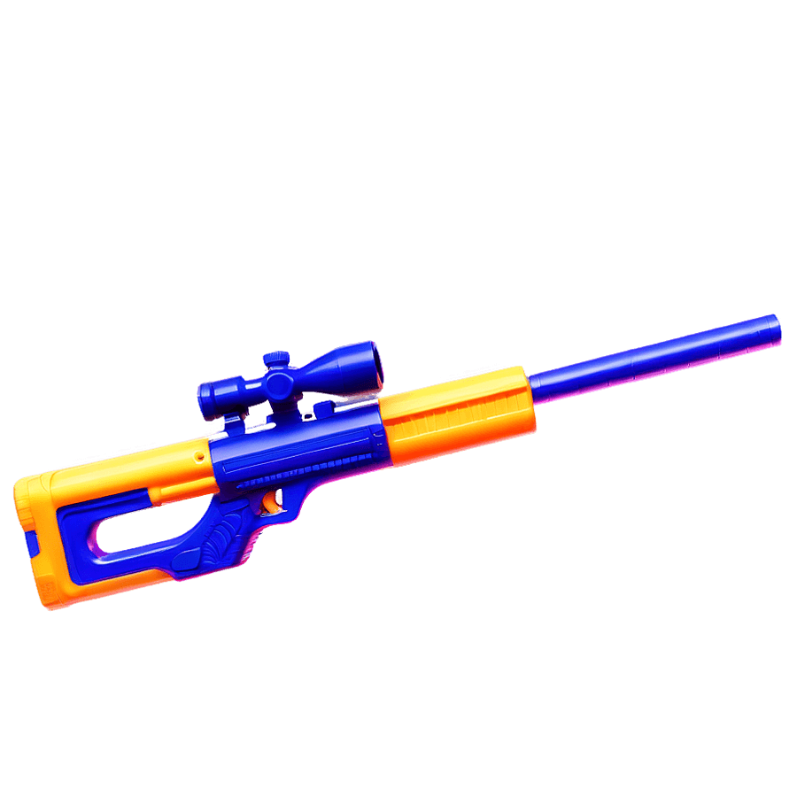 Nerf Gun with Telescopic Sight PNG yfk