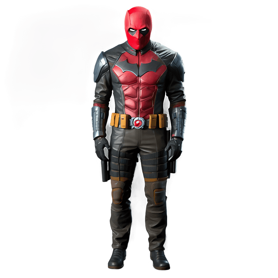 Red Hood Classic Suit PNG 06112024