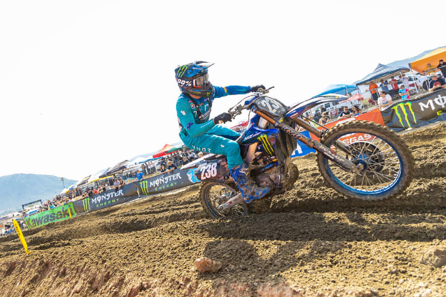 Motocross Racer Kurvehandling
