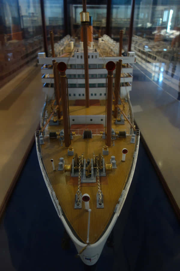 Exposição de Modelo de Navio no Museu Marítimo da Nova Zelândia