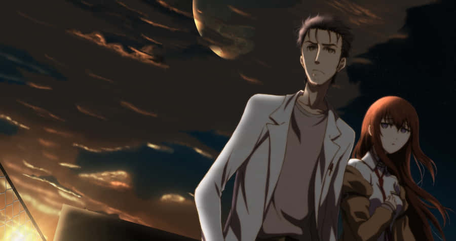 RintaroOkabe 1920 x 1015 tapet.