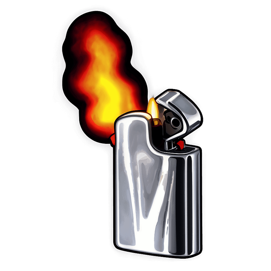 Dual Flame Lighter PNG 34