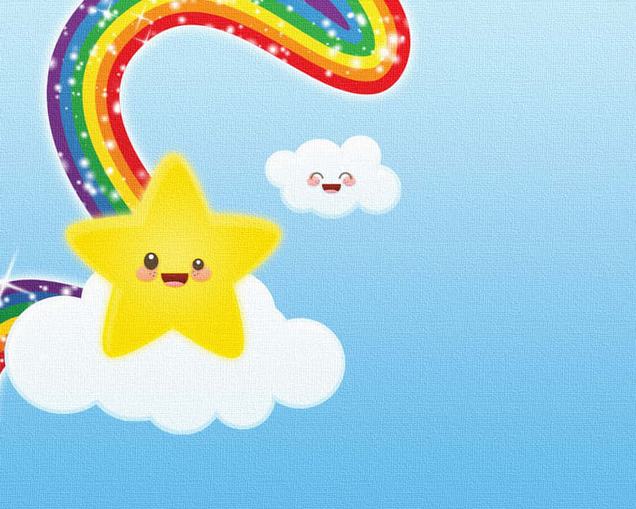 ArcobalenoKawaii su un Cielo Pastello
