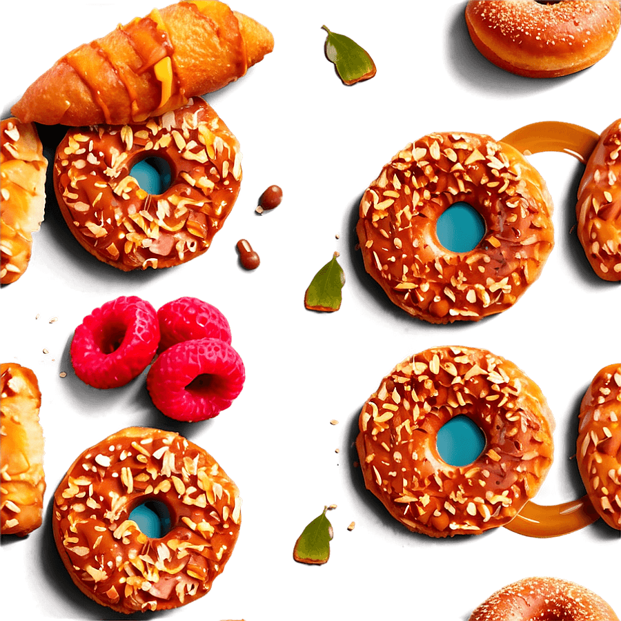 French Toast Donuts PNG ind