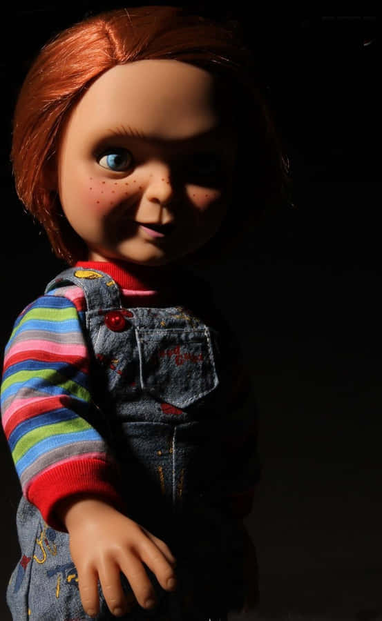 Blivmed Chucky på hans gysereventyr.