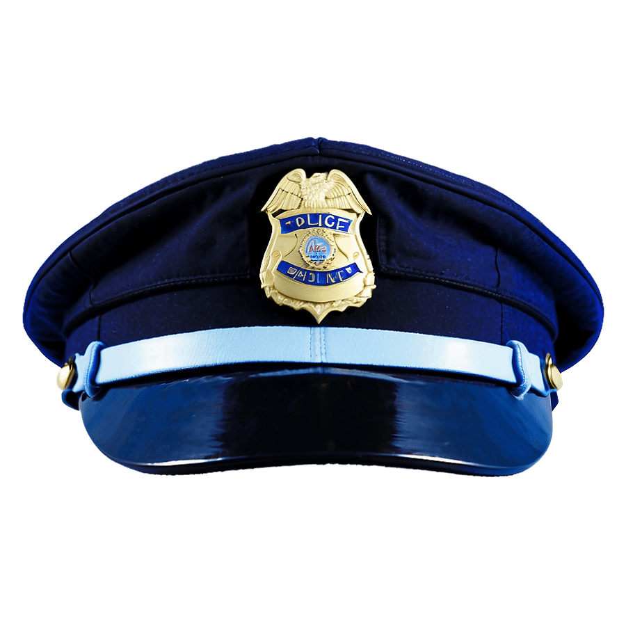 Kids Police Hat PNG 05252024