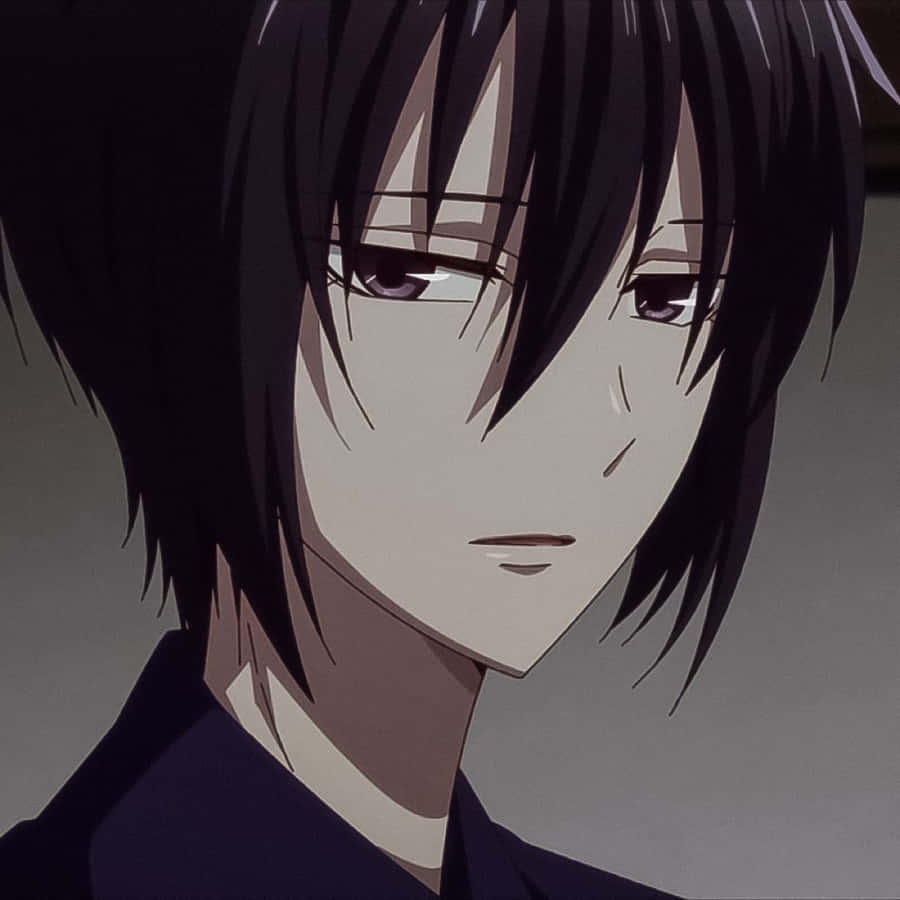 Retrato Anime de Akito Sohma