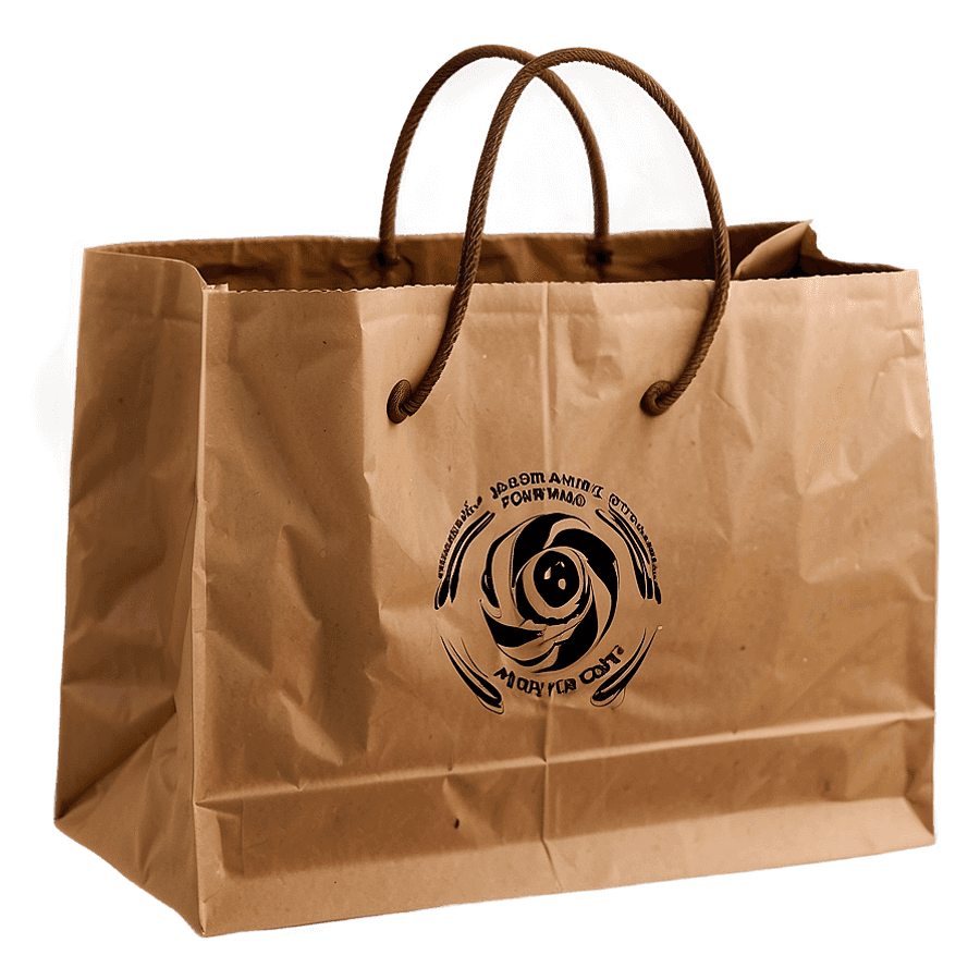 Paper Bag with Logo PNG ldd