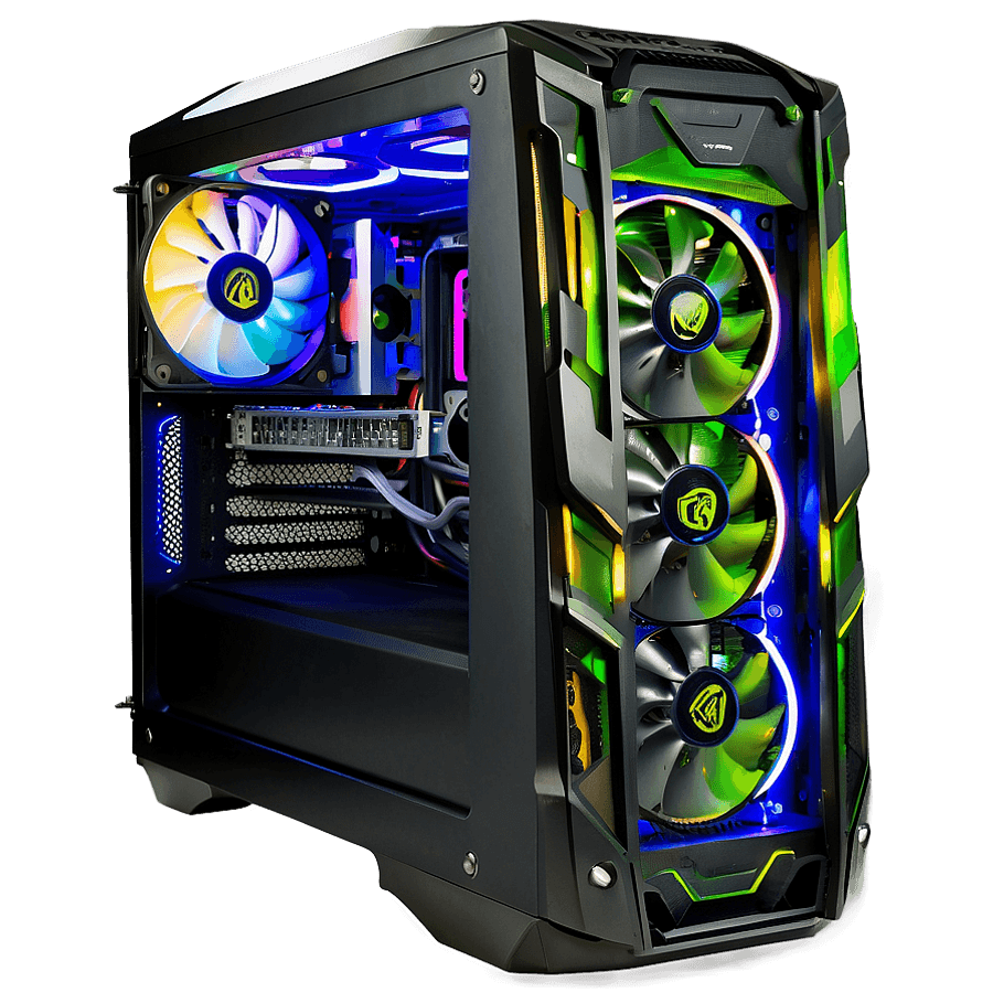 Eco-Friendly Gaming PC PNG gse