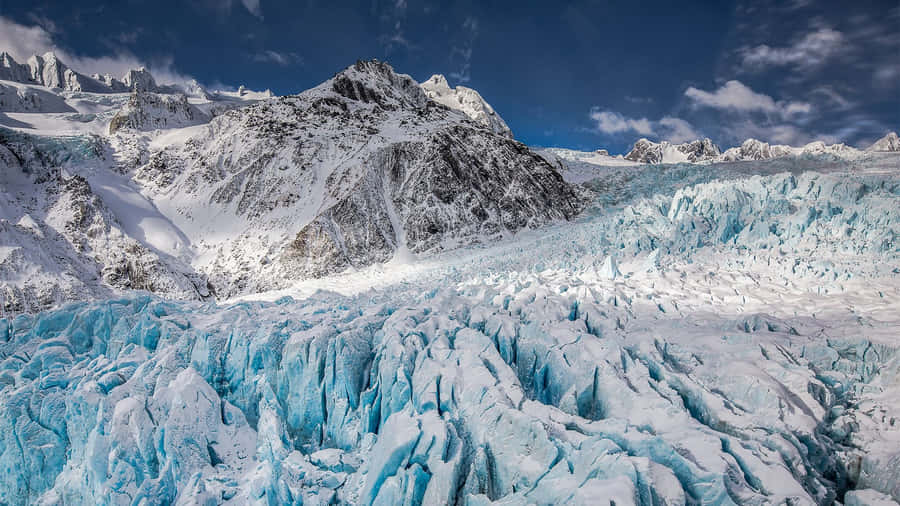 Majestätischer_ Gletscher_ und_ Gebirgszug