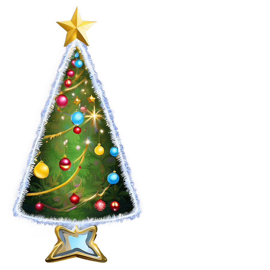 Xmas Tree Holiday Spirit PNG dsx