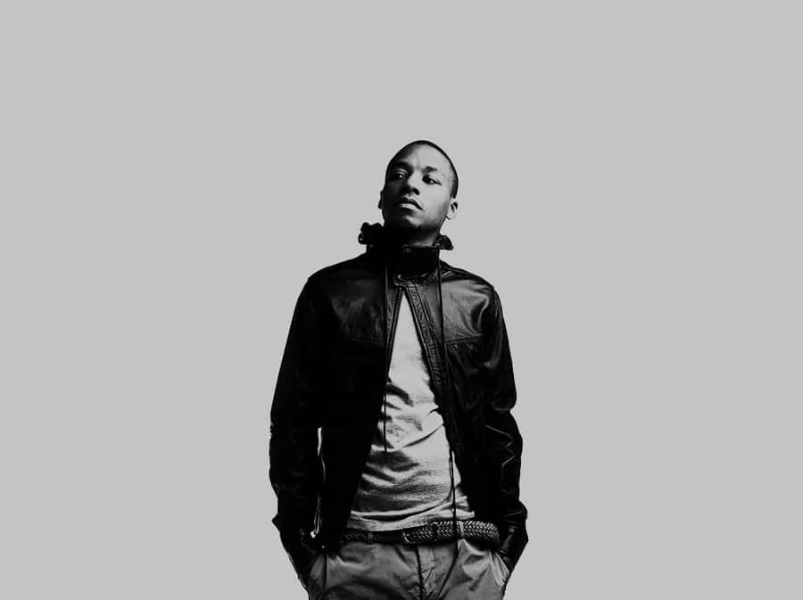 Lupe Fiasco Monochromes Porträt