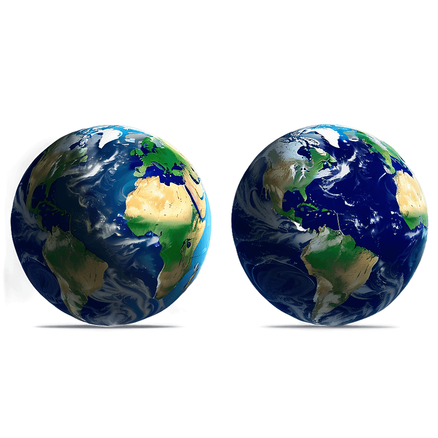 3D Earth in High Resolution PNG ngg3