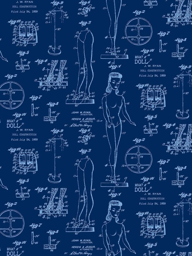 Blueprint Baggrunde 1065 x 1420