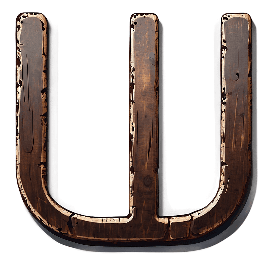Rustic Letters PNG ieo87