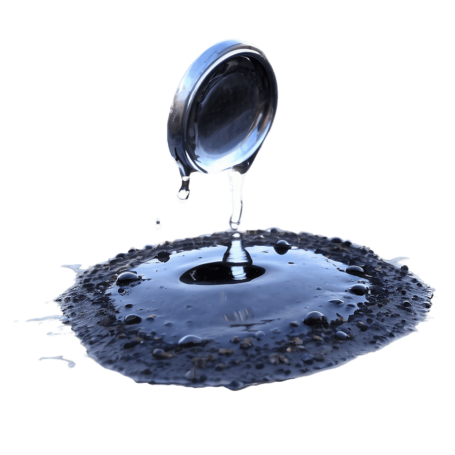 Puddle on Road PNG 1
