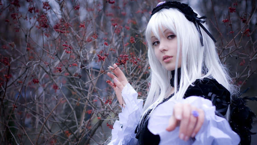 Cosplay de Fantasia de Donzela Gótica
