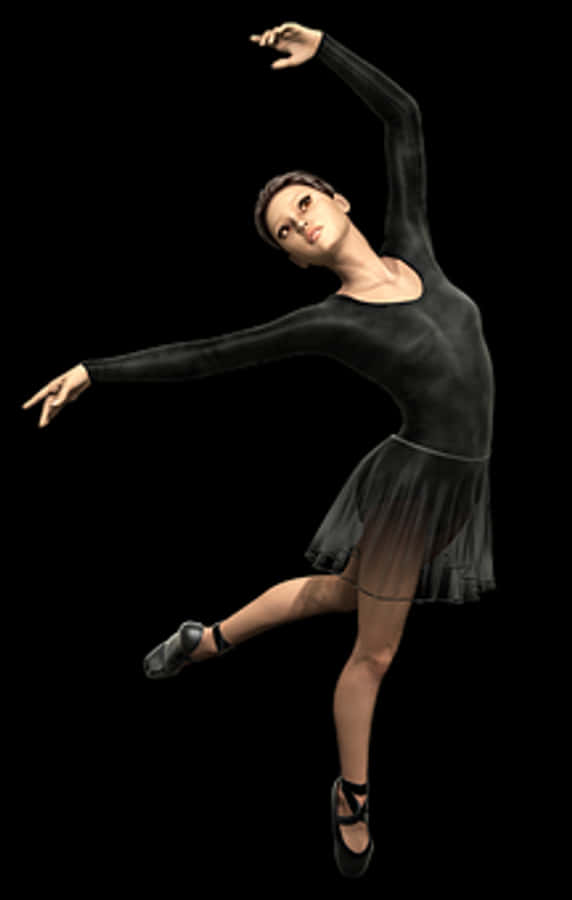 Elegant Ballerina Pose