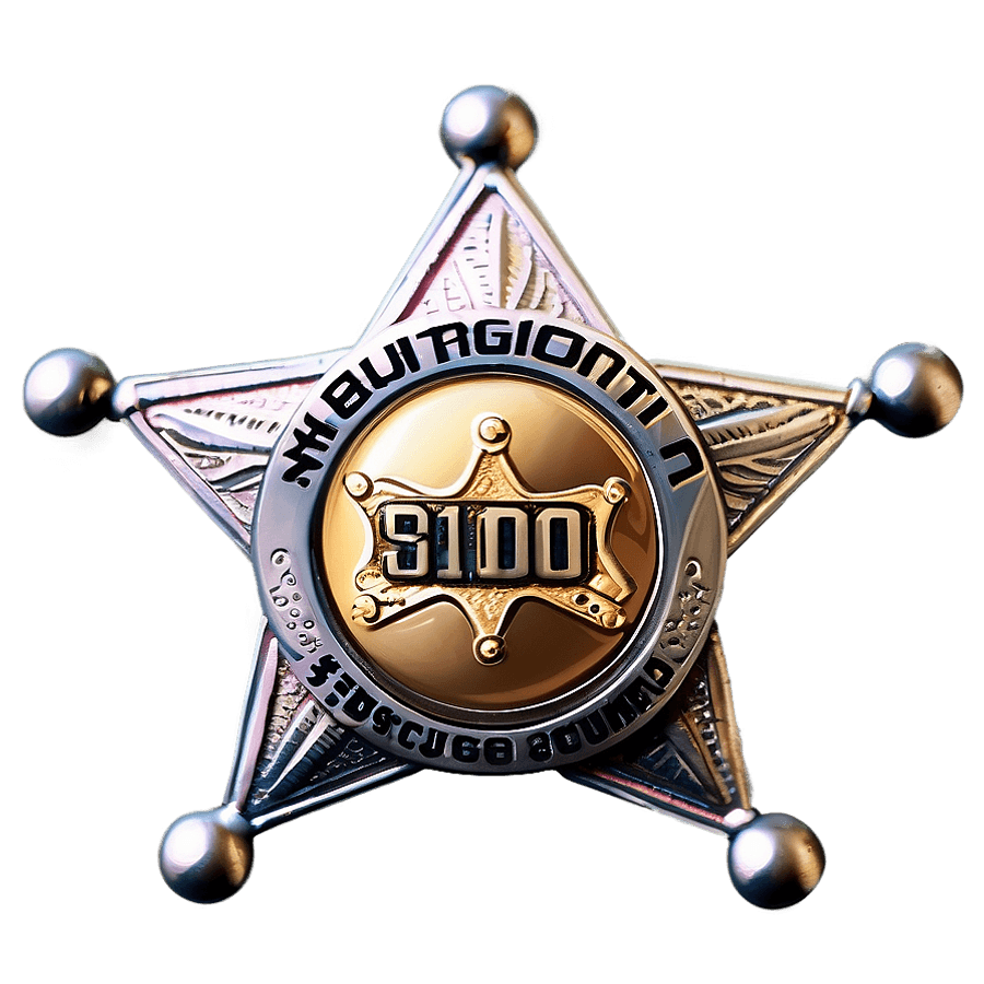 Sheriff Badge PNG 89