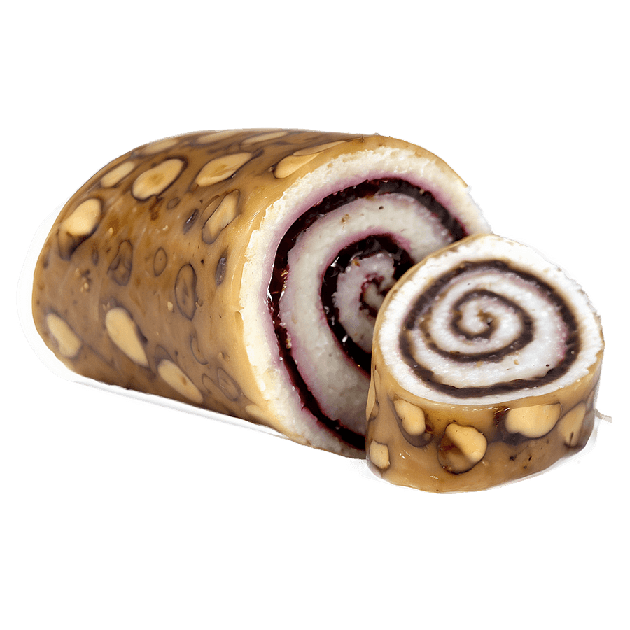 Jelly Roll with Nut Filling PNG 05262024