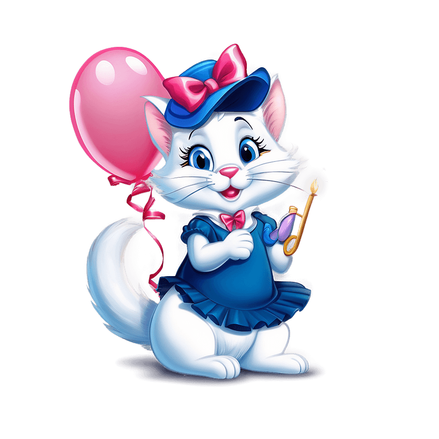 Marie Aristocats Party PNG 06282024