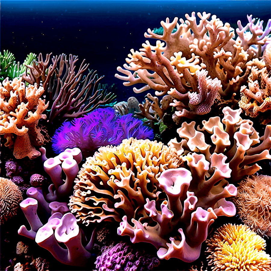 Coral Reef Bleaching PNG ded