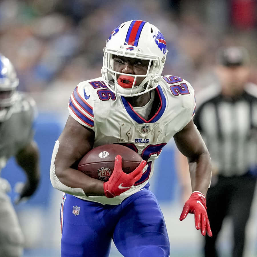 Running Back dos Buffalo Bills em Ação