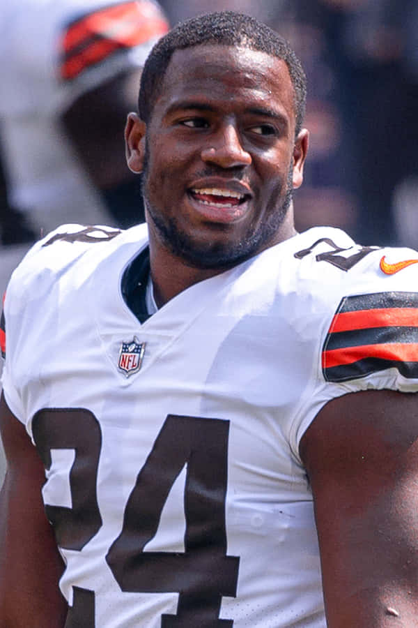 Retrato de Nick Chubb dos Cleveland Browns