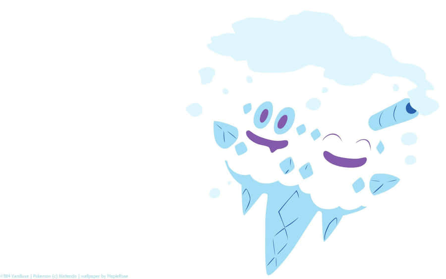 VanilluxePokémon Semplice Bianco