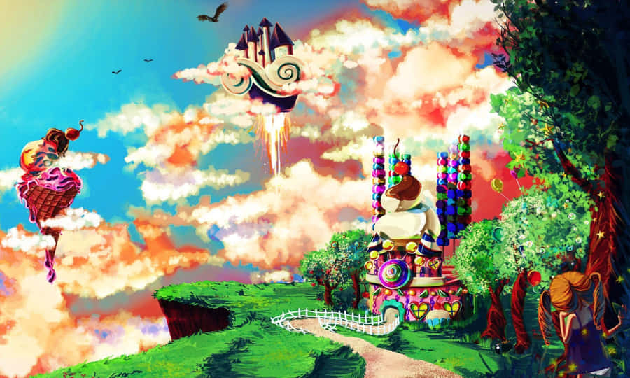 Candy Land Background