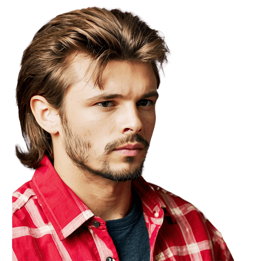Mullet for Men PNG dij