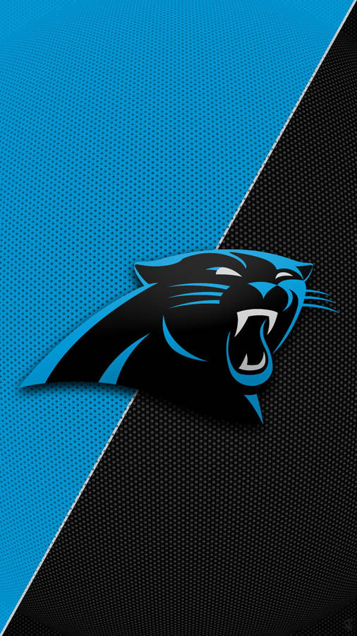 Download Carolina Panthers Logo Blue And Black Wallpaper | Wallpapers.com