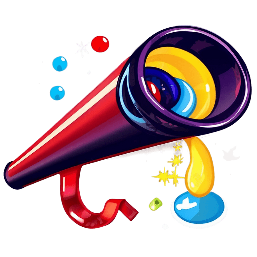 Party Blower Illustration PNG 05262024
