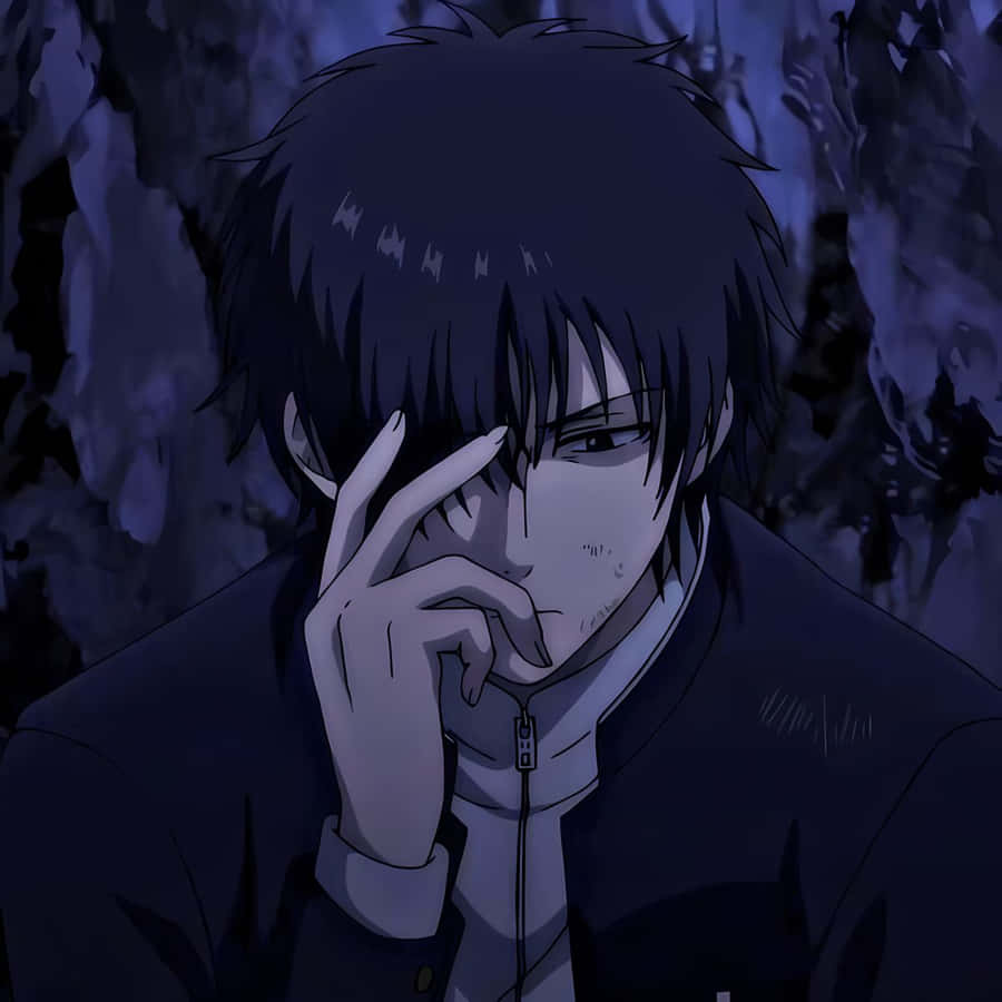 Immagine Profilo di Personaggio Anime Pensieroso