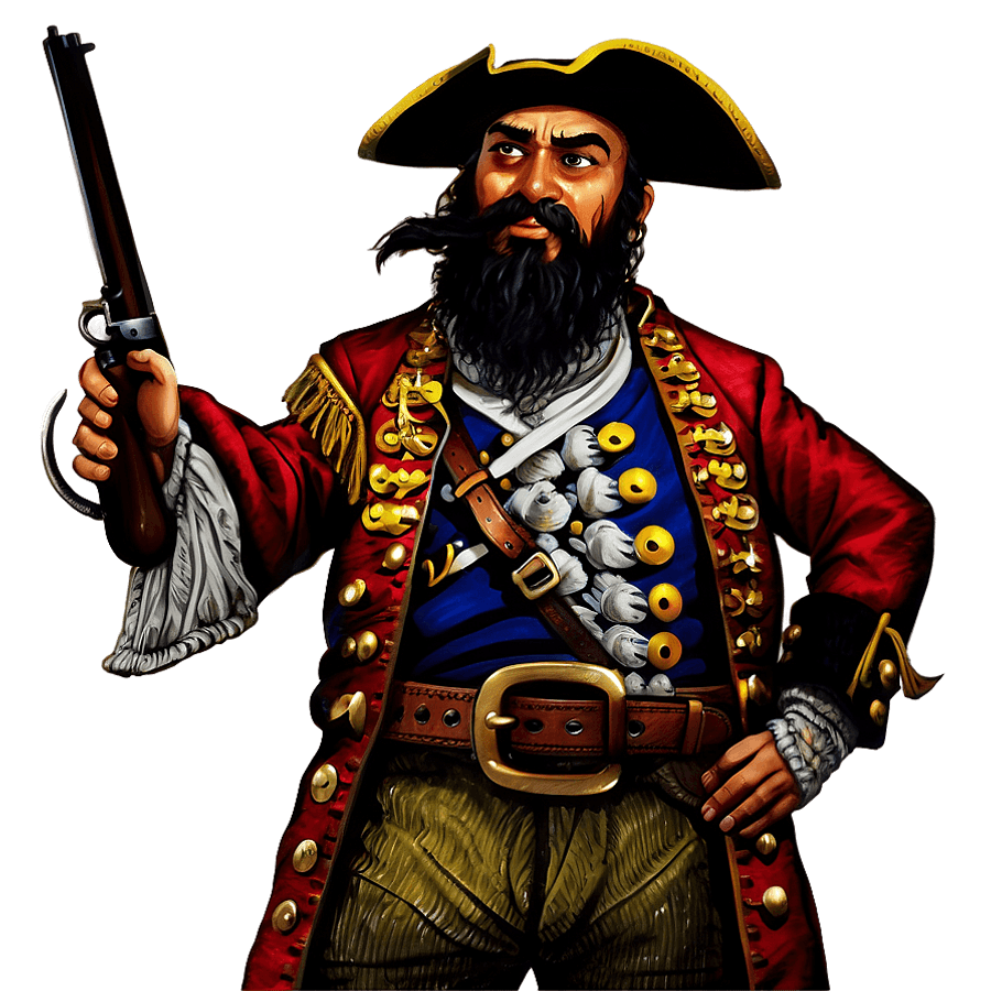 Blackbeard and His Quartermaster PNG 06242024