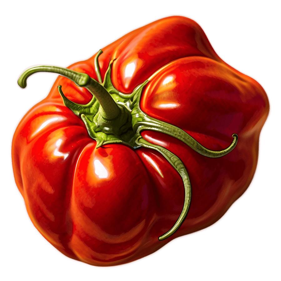 Fiery Red Habanero PNG poe98
