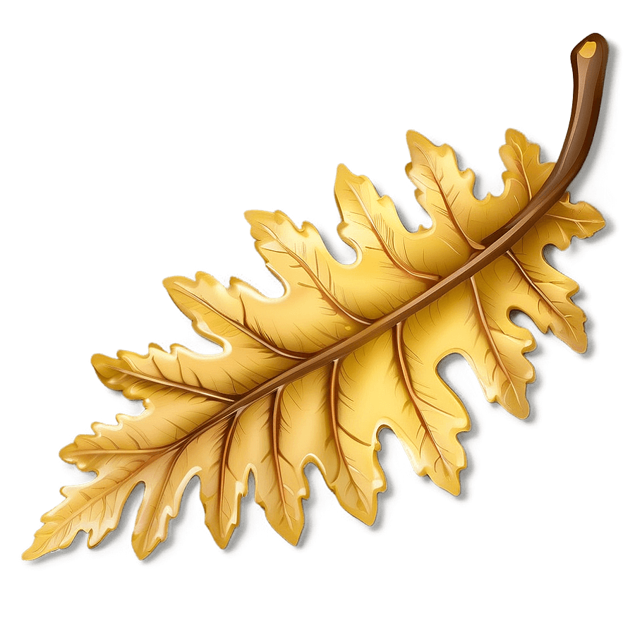 Oak Leaf Decoration PNG ove