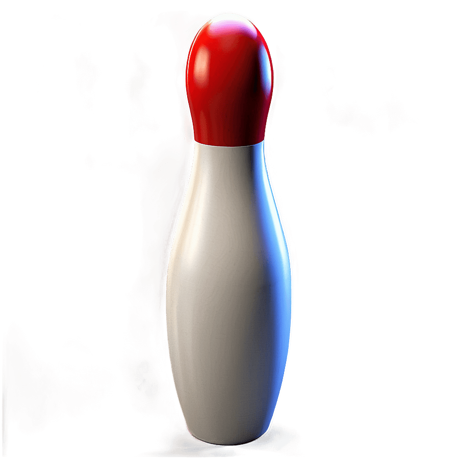 Bowling Pin and Red Ball PNG 88