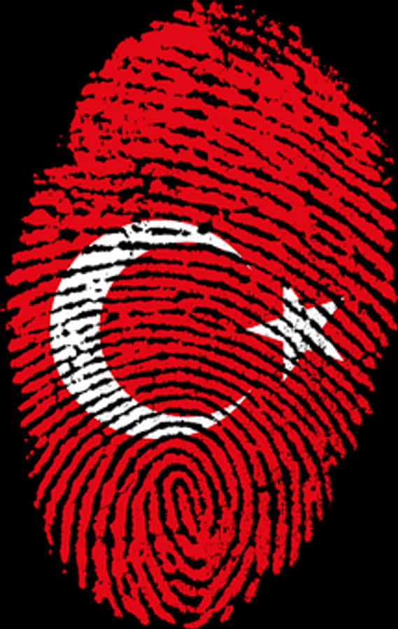 Turkish Flag Fingerprint