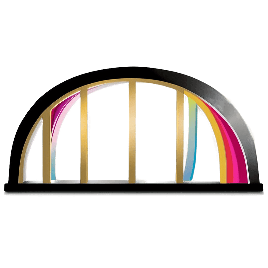Semicircle Illustration PNG 06292024