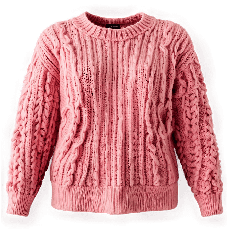 Mauve Pink Sweater PNG ruu98