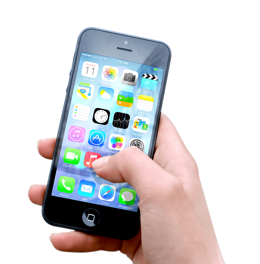 Hand Holding Smartphone