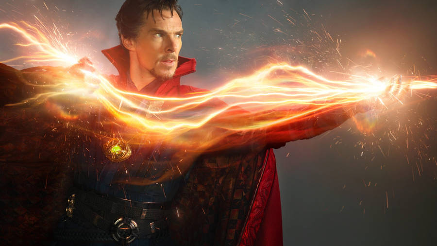 Mystic Arts Sorcerer Doctor Strange 4K Tapet