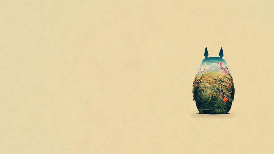 Arte Inspirada em Ghibli Totoro