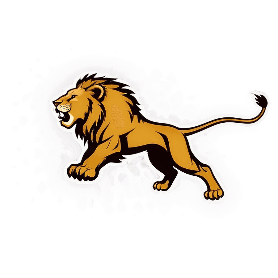 Dynamic Lion Roar Logo PNG 05252024