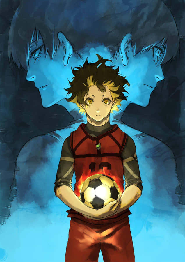 Ilustração do Trio Blue Lock