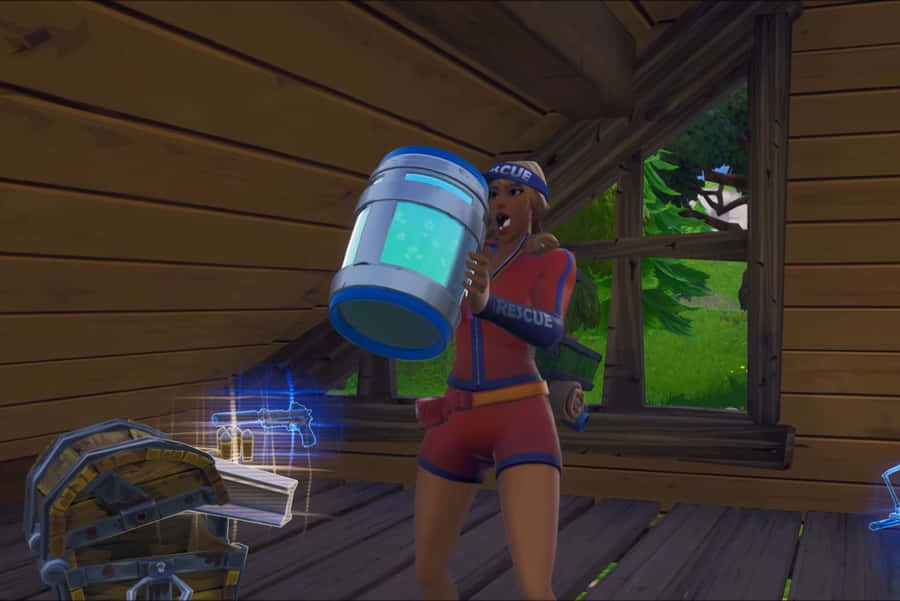 Fortnite Charakter trinkt Chug Jug