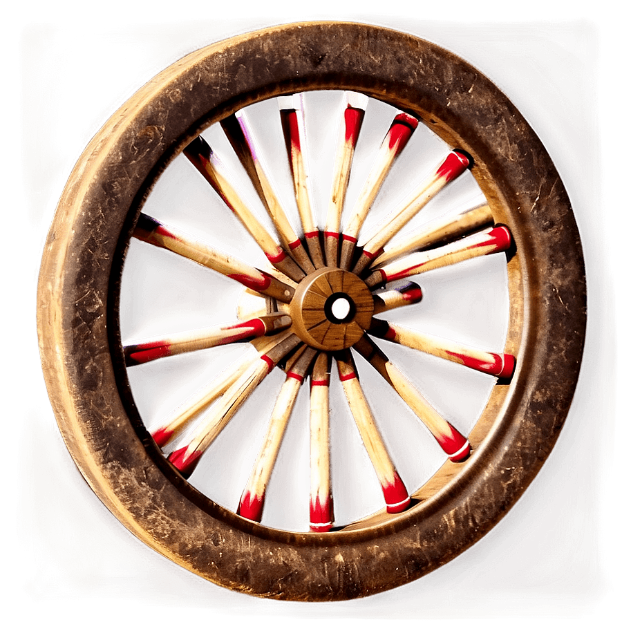 Country Style Wagon Wheel PNG qqb