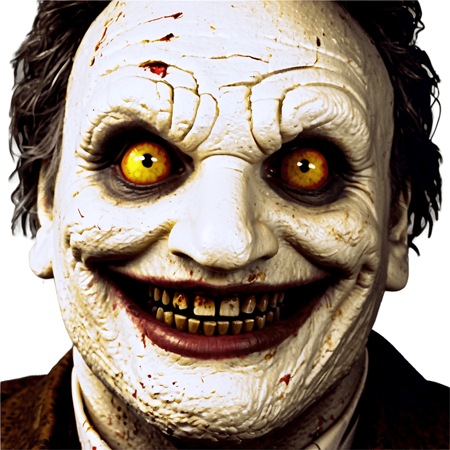 Leatherface Creepy Smile PNG 06112024